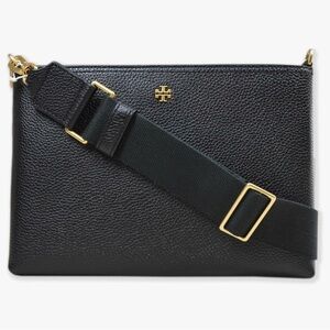TORY BURCH Blake Pebbled Leather Crossbody Bag